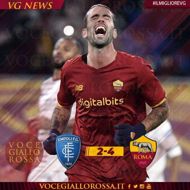 #IlMiglioreVG - Sergio Oliveira è il  man of the match  di Empoli-Roma 2-4. GRAFICA!