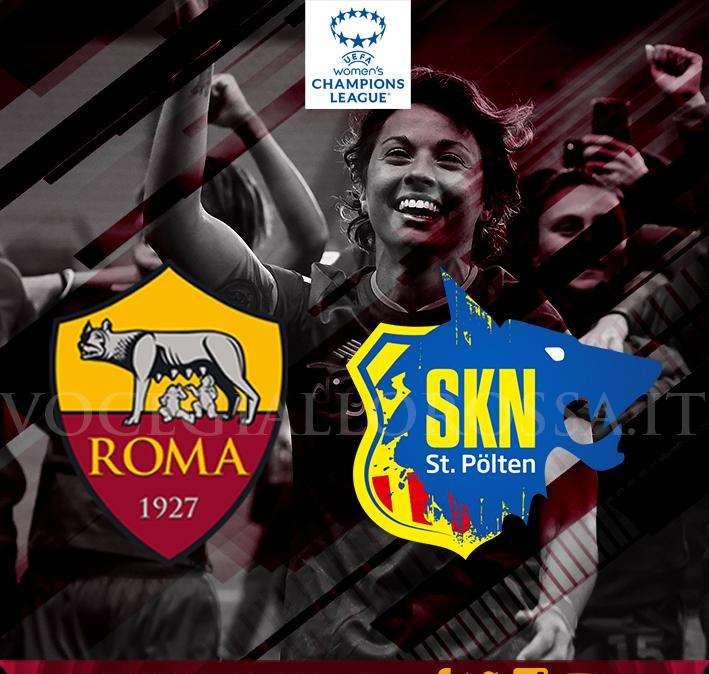 Women's Champions League - Roma-St. Pölten - La copertina del match. GRAFICA!