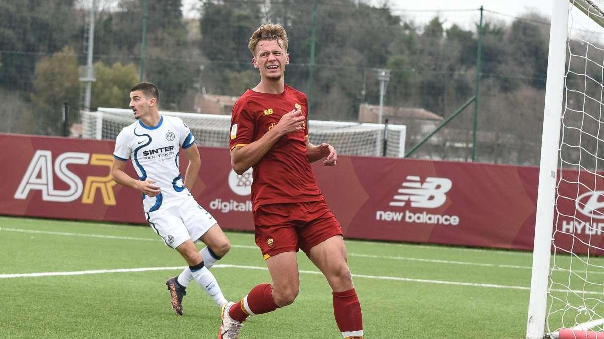 PRIMAVERA 1 PAGELLE SAMPDORIA-ROMA 0-4 - Voelkerling Persson predatore