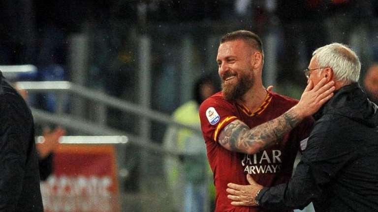 De Rossi scherza su Ranieri: "È un signore, ma non si fa problemi a togliermi all’intervallo di un derby"