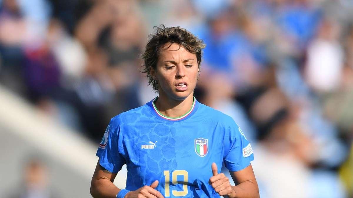 Mondiali Femminili - Italia-Argentina 1-0, decide Girelli. 90' per Di Guglielmo, Linari e Giugliano. Giacinti esce al 74', Greggi entra al 58'