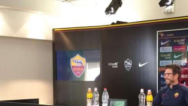 TRIGORIA - Di Francesco: "Ce la giochiamo alla pari, ma non partiamo per pareggiare. Vorrei far giocare Nainggolan, Schick out". FOTO! VIDEO!
