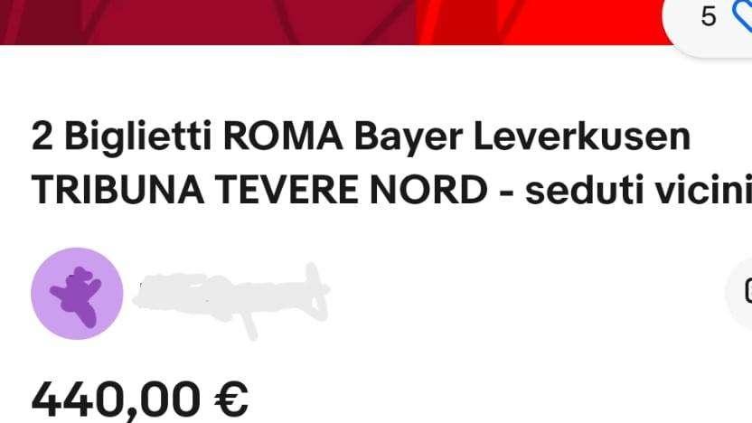 Roma-Bayer Leverkusen, bagarinaggio fuori controllo: biglietti in vendita a prezzi folli su internet. FOTO!
