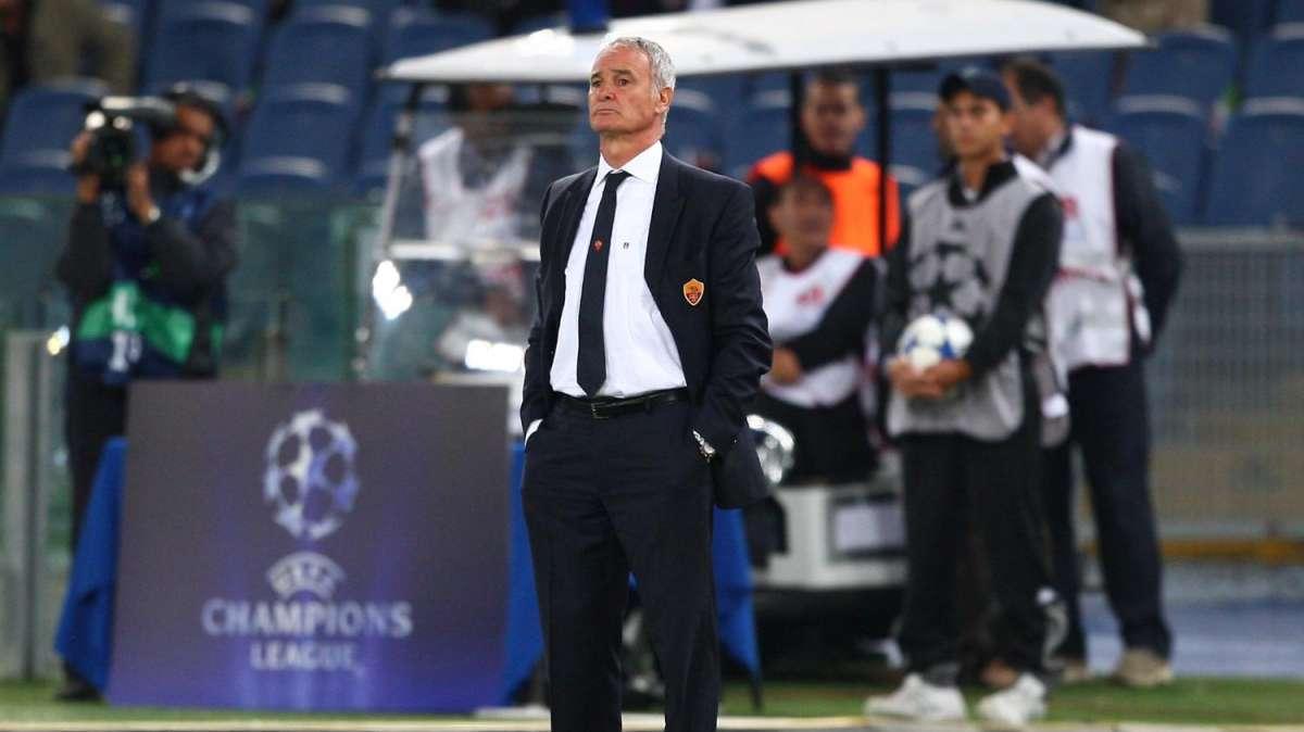 Roma-Basilea: Ranieri "bagna" l'Olimpico