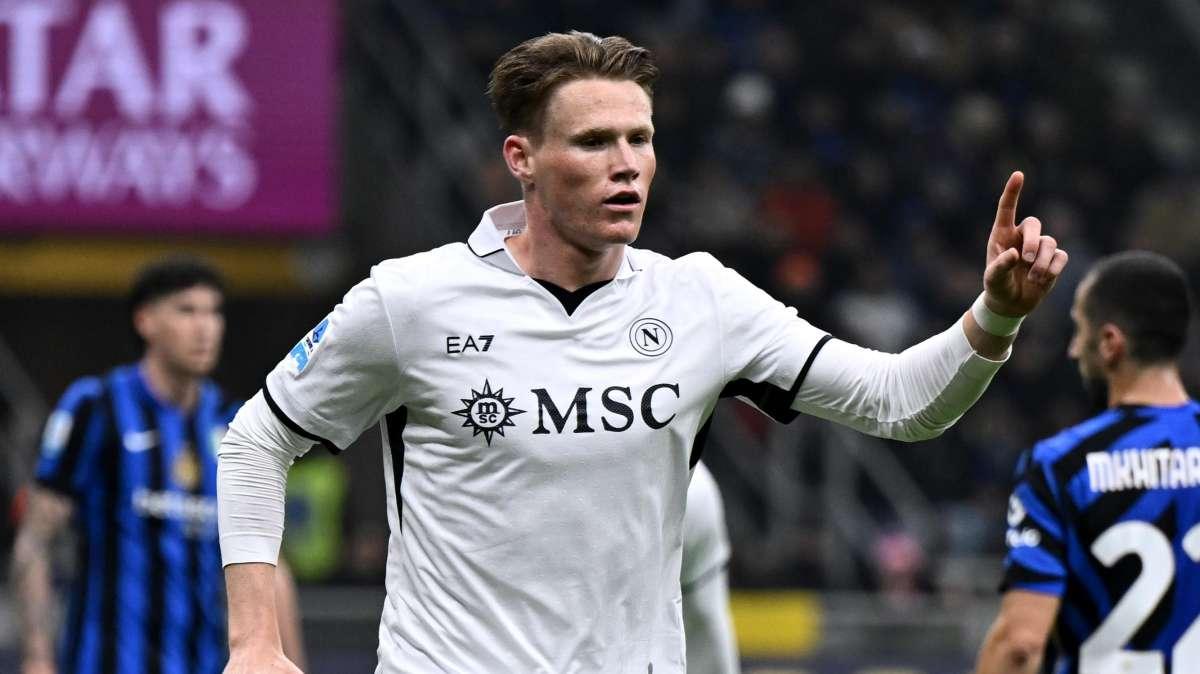 Napoli, McTominay sta meglio, oggi lui e Gilmour sono tornati ad allenarsi