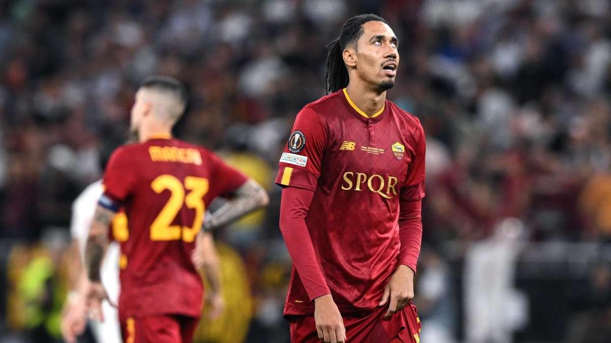 Trigoria, ieri Smalling ha svolto parte dell'allenamento 