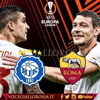 HJK Helsinki-Roma - La copertina del match. GRAFICA!