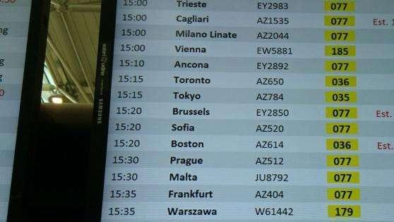 FIUMICINO - In ritardo di 2h il volo di Monchi per Boston. FOTO! 