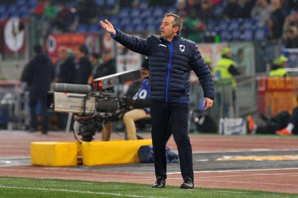 Sampdoria, Giampaolo: "Le vittorie contro Juventus e Roma non erano preventivabili"