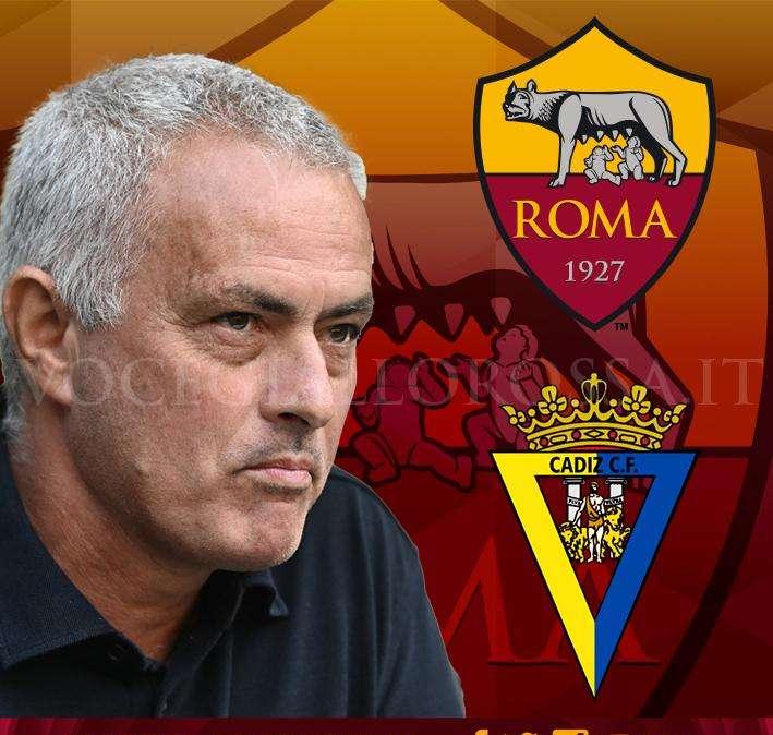 Roma-Cadice - La copertina del match. GRAFICA!