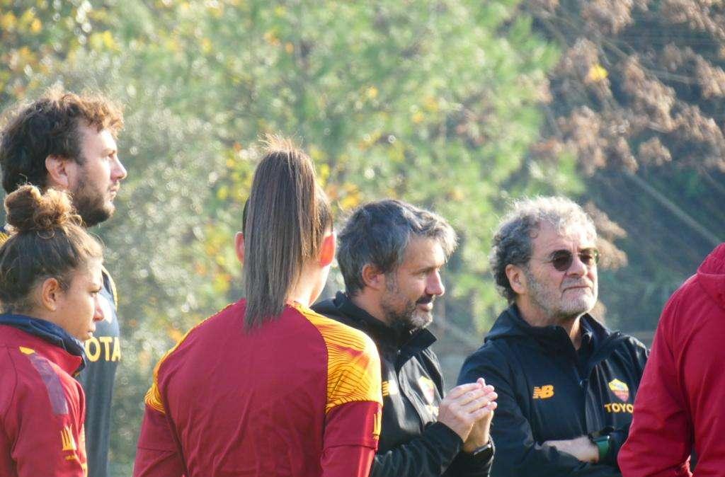 GIULIO ONESTI - Il video della rifinitura della Roma Femminile 