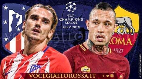 Atletico Madrid-Roma - La copertina. GRAFICA!