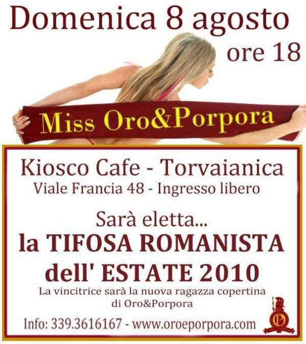 L'8 agosto a Torvaianica Miss Oro&Porpora Estate