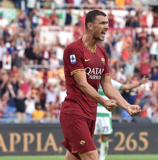 Dzeko: "Soddisfatti ma potevamo fare meglio nel secondo tempo. Mkhitaryan giocatore di alto livello"