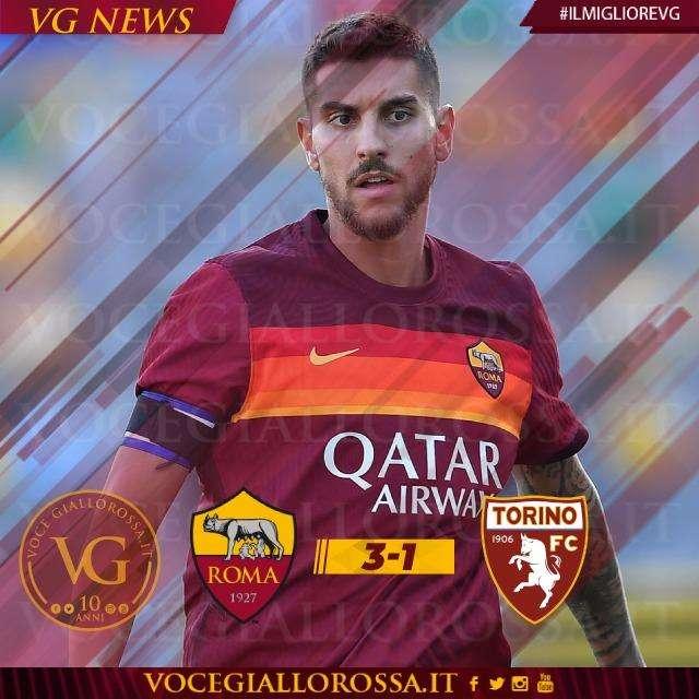 #IlMiglioreVG - Pellegrini è il man of the match di Roma-Torino 3-1. GRAFICA! 