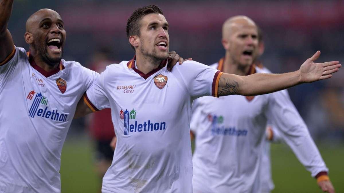 LA VOCE DELLA SERA - La Roma impatta per 2-2 contro il Milan. Di Destro e Strootman le reti dei giallorossi. Garcia: "Un punto a San Siro non è negativo"