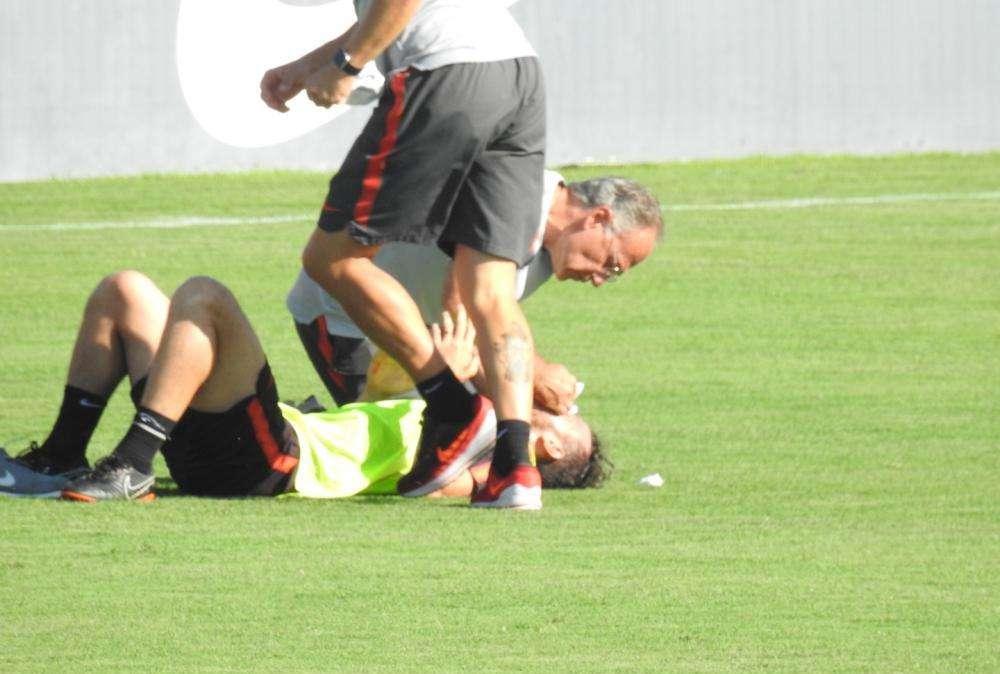 Frattura delle ossa nasali per Florenzi. FOTO!