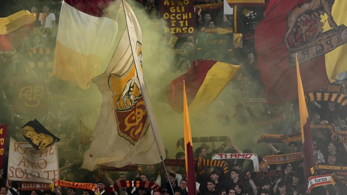 Brighton-Roma - Circa 750 tifosi arrivati dalla Capitale per la partita