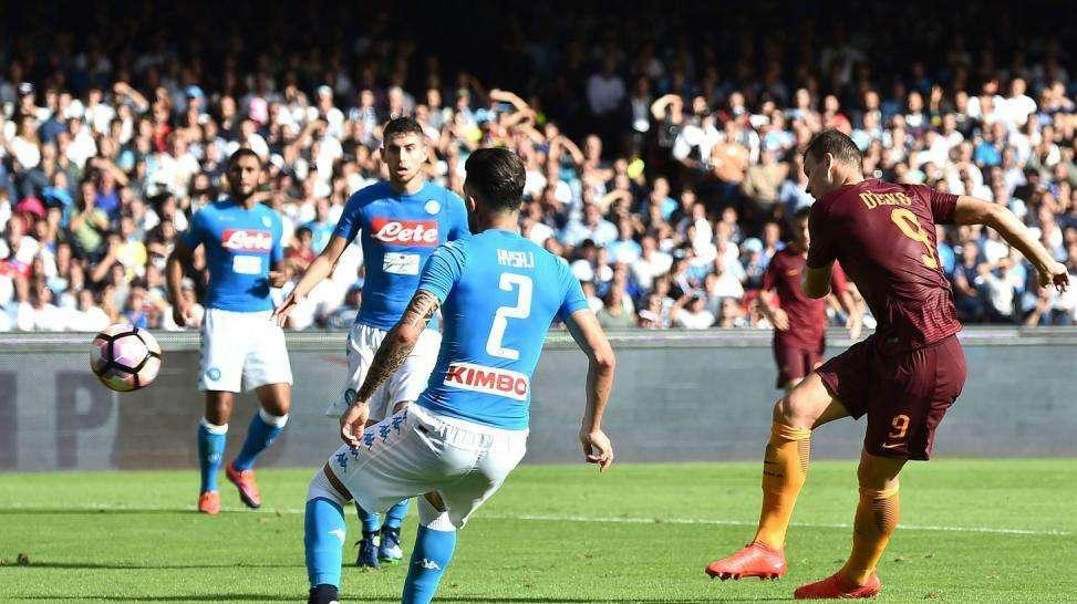 Diamo i numeri - Roma-Napoli: Dzeko sfida Mertens per essere il miglior marcatore del 2017; perfetta parità negli scontri tra Di Francesco e Sarri
