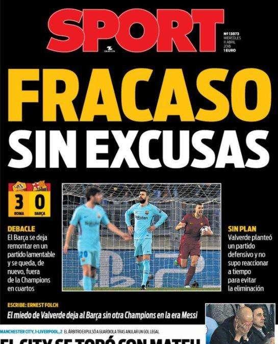 Sport - "Fallimento senza scuse". FOTO!