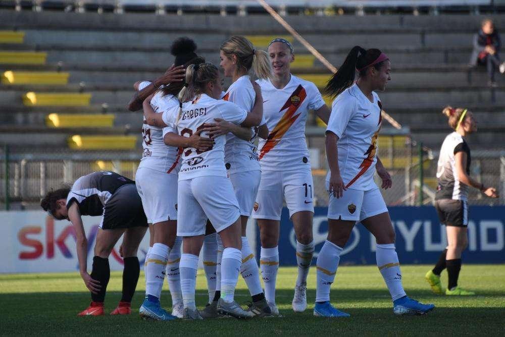 Serie A Femminile - Roma-Orobica 6-0 - Dominio giallorosso, doppiette per Hegerberg e Serturini. A segno anche Coluccini e Thomas. FOTO!