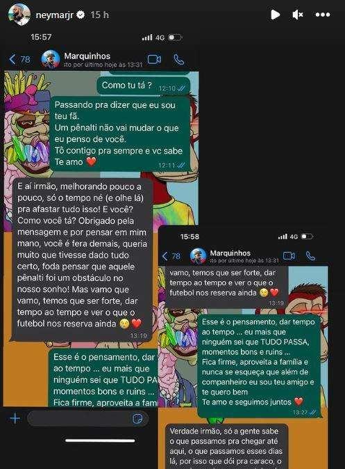Brasile, Neymar pubblica le chat coi compagni. E a Rodrygo scrive: "Ti insegnerò a calciare i rigori"