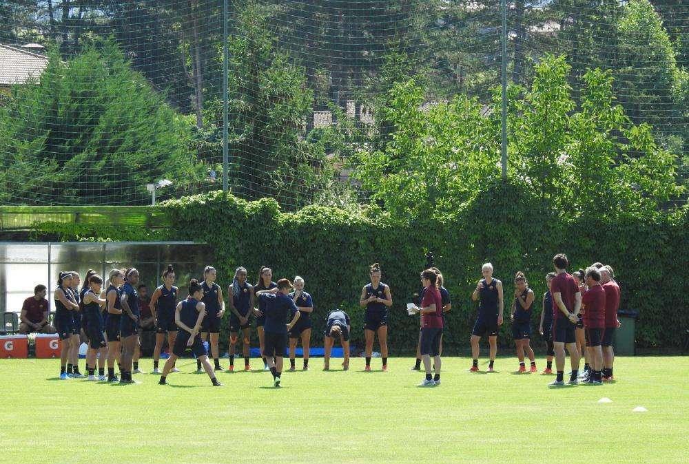 GIULIO ONESTI - Primo allenamento per la Roma Femminile. Aggregata Massimino dalla Primavera. VIDEO!