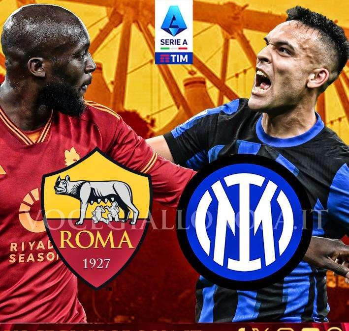 Roma-Inter - La copertina del match. GRAFICA!