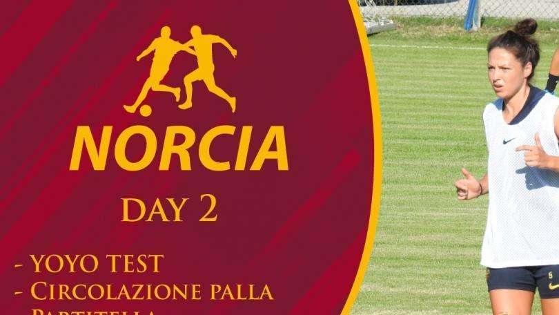 NORCIA - Day 2: yoyo test, circolazione palla e partitella. VIDEO!