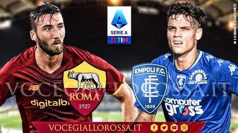 Roma-Empoli - La copertina del match. GRAFICA!