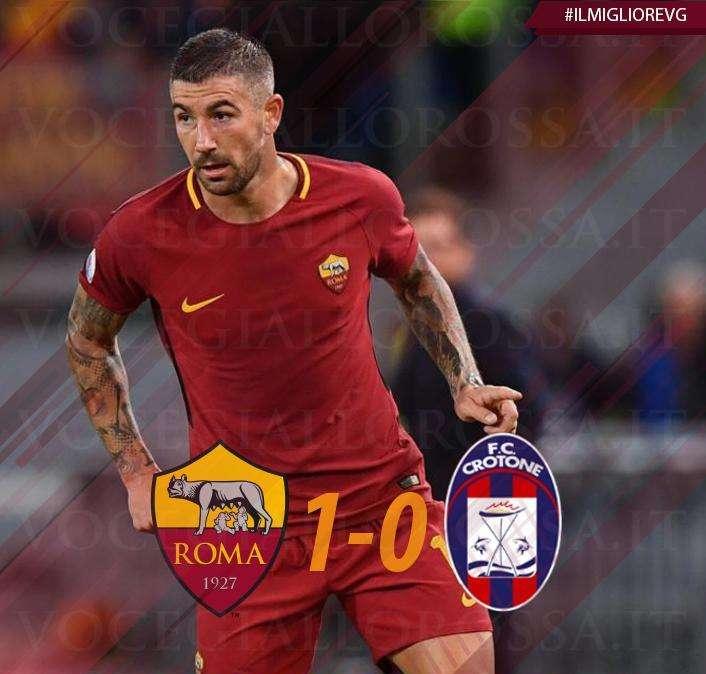 #IlMiglioreVG - Kolarov è il man of the match di Roma-Crotone 1-0