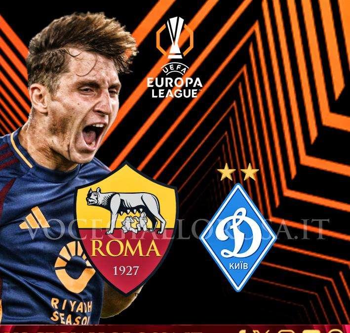 Roma-Dinamo Kiev - La copertina del match. GRAFICA!
