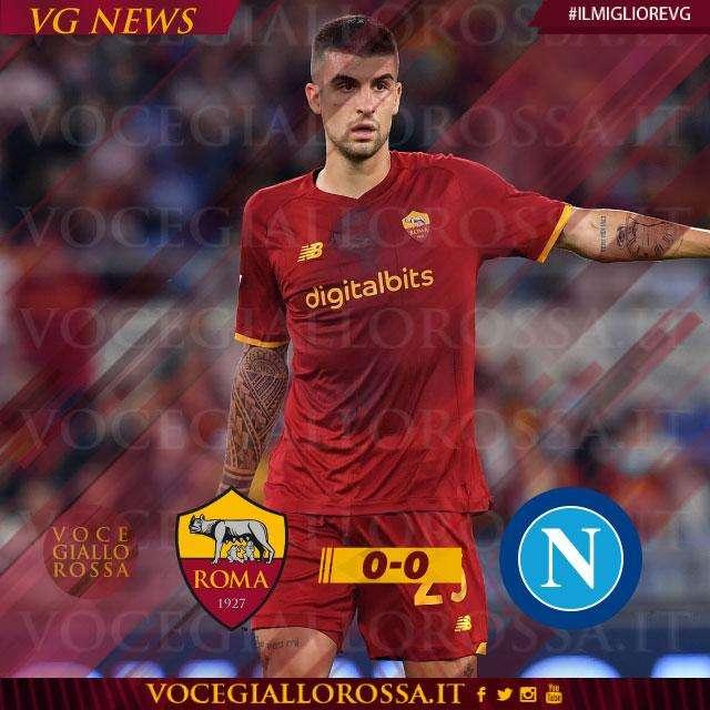 #IlMiglioreVG - Gianluca Mancini è il man of the match di Roma-Napoli 0-0. GRAFICA!