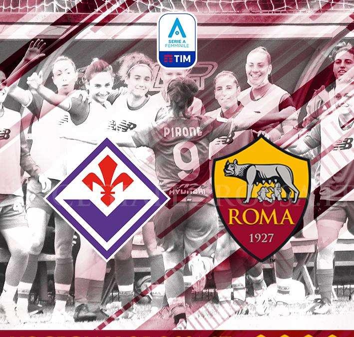 Serie A Femminile - Fiorentina-Roma - La copertina del match. GRAFICA!