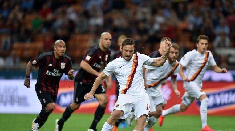 Diamo i numeri... Milan-Roma - Giallorossi vincenti da 5 gare in trasferta. Per Totti l'ultima al Meazza dove ha segnato di più dopo l'Olimpico
