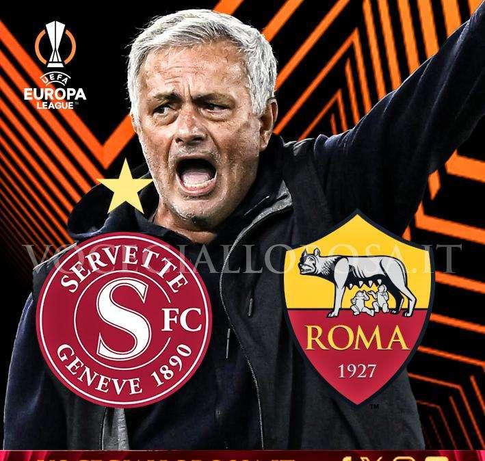 Servette-Roma - La copertina del match. GRAFICA!