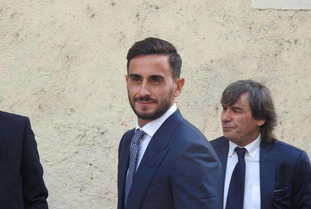 Aquilani, Moriero e Aldair in visita a Trigoria