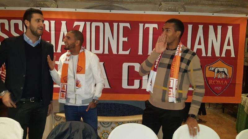 Serata conviviale AIRC, Bruno Peres: "Prima di una grande squadra, ci sono grandissimi tifosi". Juan Jesus: "Ora vedo veramente cos'è la Roma"