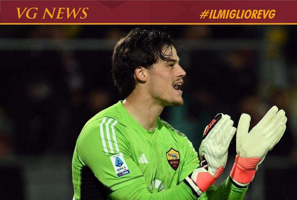 #IlMiglioreVG -  Mile Svilar è il man of the match di Lecce-Roma 0-0. GRAFICA!