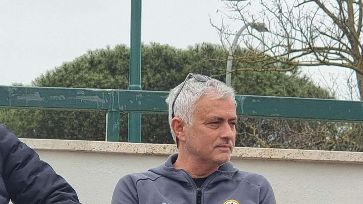 Mourinho spettatore al Foro Italico per le qualificazioni degli Internazionali di tennis