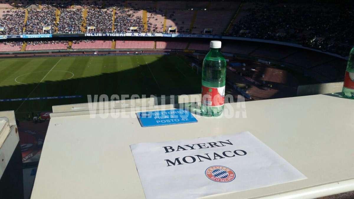 Il Bayern Monaco presente al San Paolo. FOTO!