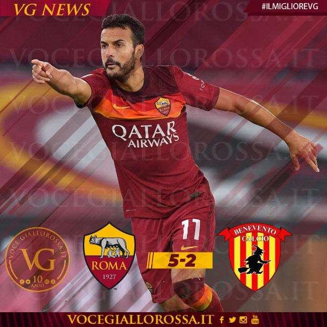 #IlMiglioreVG - Pedro è il man of the match di Roma-Benevento 5-2. GRAFICA!