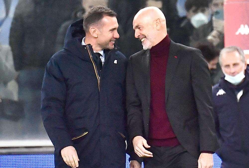 Milan, Shevchenko e Tassotti assistono agli allenamenti