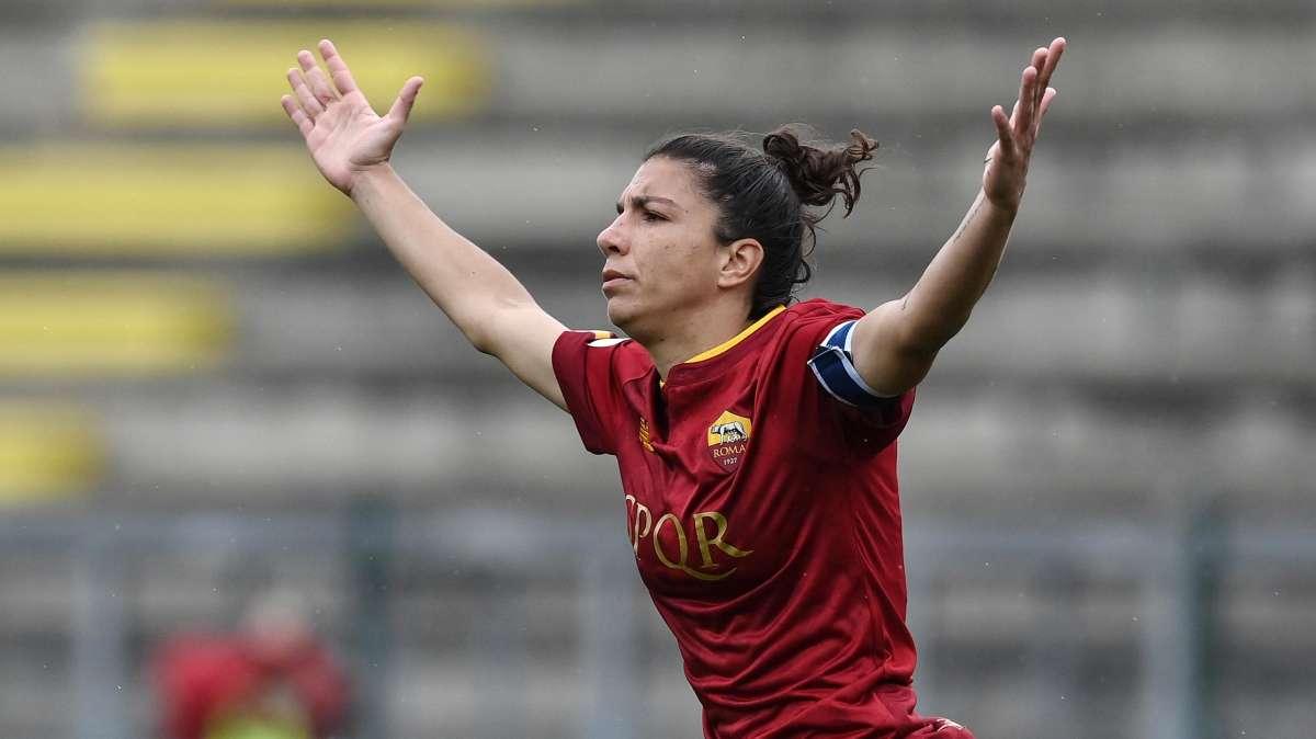 Roma Femminile, l'omaggio a Bartoli: "Figlia di Roma per sempre". VIDEO!