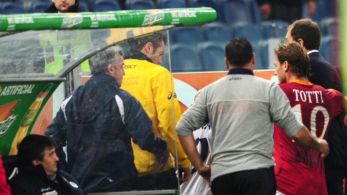 Totti espulso salterà il derby