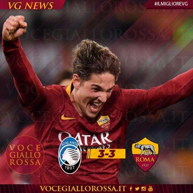 #IlMiglioreVG - Zaniolo è il man of the match di Atalanta-Roma 3-3. GRAFICA!