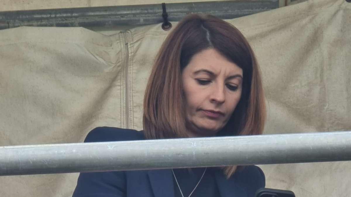 Lina Souloukou al "Tre Fontane" per Roma-Inter. FOTO!