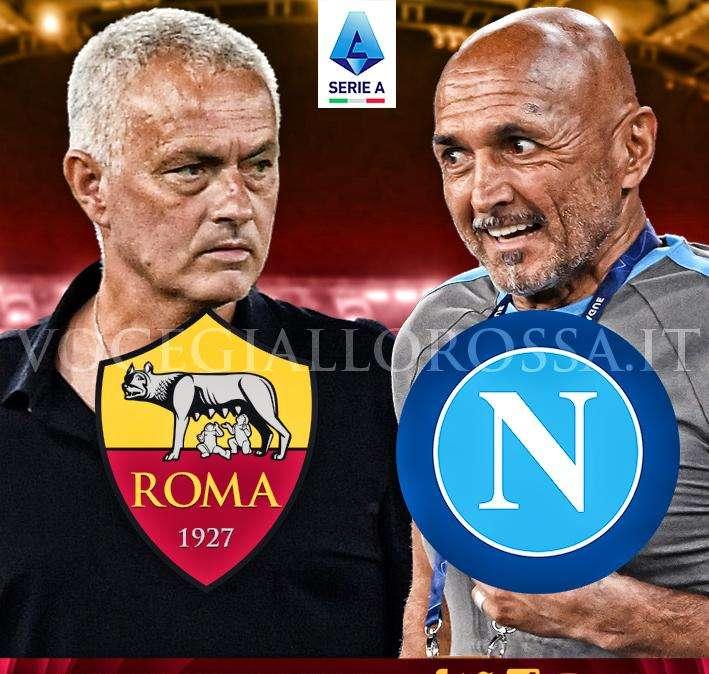 Roma-Napoli è anche Mourinho vs Spalletti - La copertina del match. GRAFICA!
