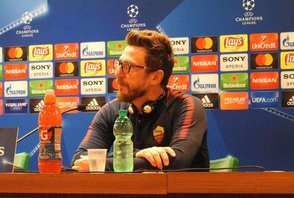 OLIMPICO - Di Francesco: "I tifosi saranno la nostra arma in più. Nainggolan dovrà trascinare i compagni. Schick e Ünder potranno essere del match". VIDEO!
