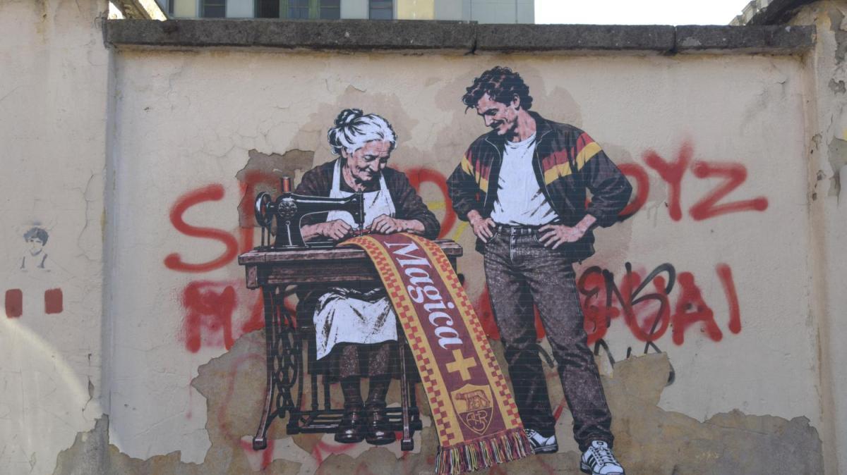 Drugi e la sua opera Dei tifosi è sempre er +. FOTO!